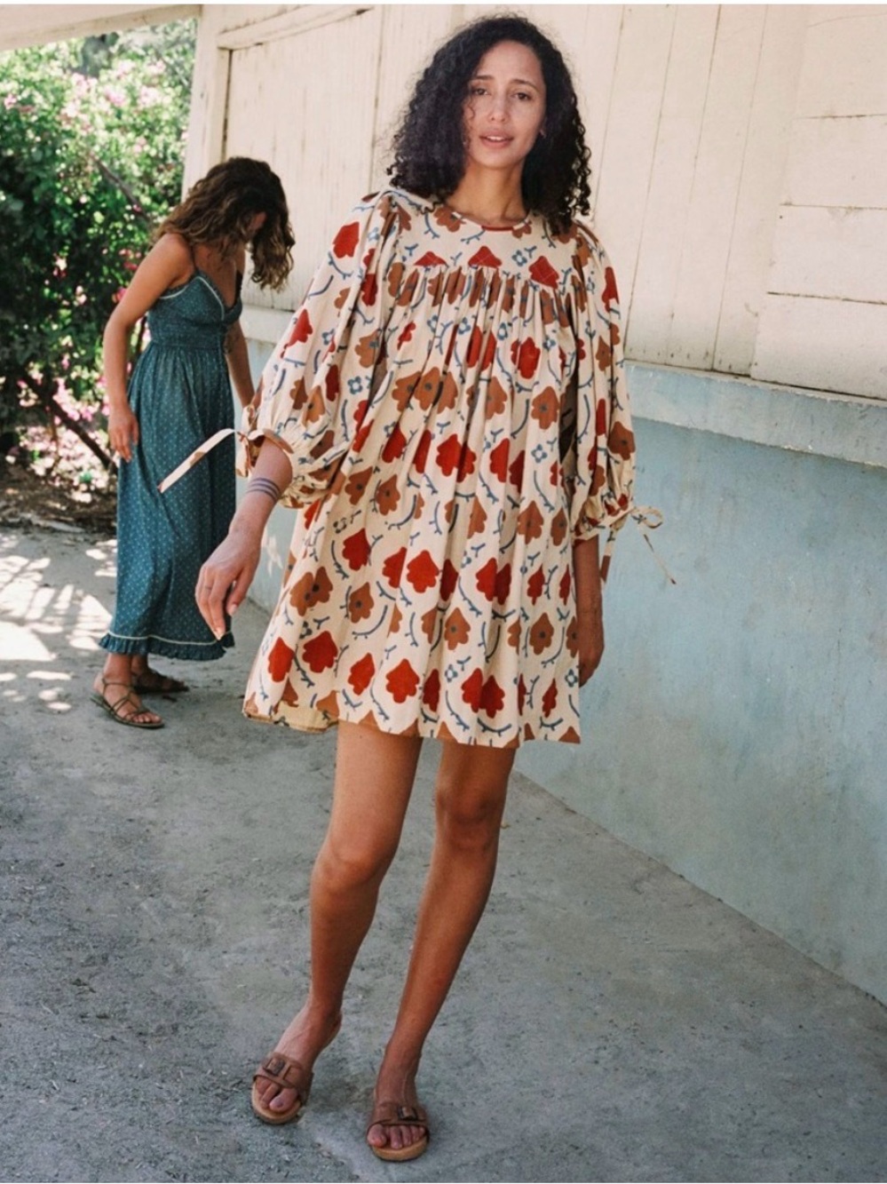 Christy Dawn Regan Oak Leaf mini dress